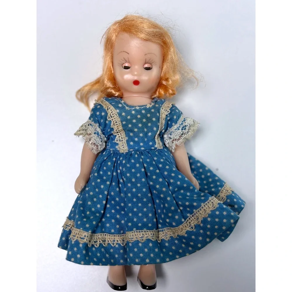 Miss Muffet Vintage Story Book Doll 5.5